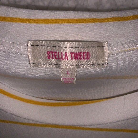 white and yellow crop top - Picture 3 of 3